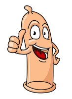 cartoon funny condom xxx sticker