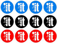 FUCK IT CIRCLE DIGITAL STICKER 12 PACK