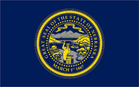 nebraska State Flag Sticker