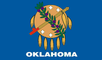 oklahoma State Flag Sticker