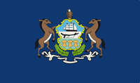 pennsylvania State Flag Sticker