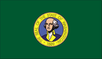 washington State Flag Sticker