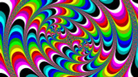 Psychedelic Flag Sticker Psychedelic Flag Sticker