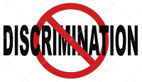 NO DISCRIMINATION ANTI RACISM STICKER NO DISCRIMINATION ANTI RACISM STICKER