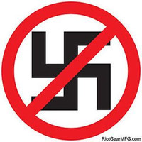 NO NAZI ANTI RACISM STICKER