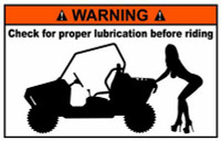 Rhino Funny Warning Sticker Set 6