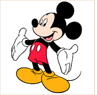 Mickey Mouse Cartoon Decal 02 3299
