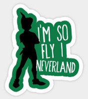 Disney PETER PAN So Fly Sticker