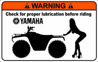 Yamaha Funny Warning Sticker Set 1