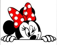 MINNI PEEK Vinyl Funny Sticker Comics Cartoon Decal MINNI PEEK Vinyl Funny Sticker Comics Cartoon Decal