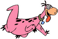 Dino Running Flintstone Decal 6 Dino Running Flintstone Decal 6