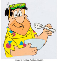Fruity Pebbles Fred Flintstone Sticker Fruity Pebbles Fred Flintstone Sticker