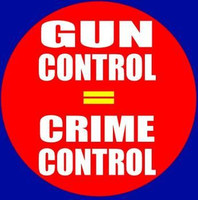 Gun Control Equals Crime Control Sticker