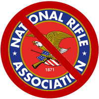 No NRA ROUND STICKER No NRA ROUND STICKER