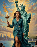 HARRIS 2024 POLITICAL STICKER LIBERTY HARRIS 2024 POLITICAL STICKER LIBERTY