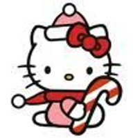 Hello K at Christmas Time Decal