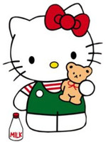 Hello K with Teddy Vinyl Decal Sticker Hello K with Teddy Vinyl Decal Sticker