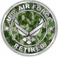 AIR FORCE RETIRED camo green AIR FORCE RETIRED camo green