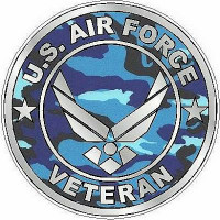 AIR FORCE VETERAN camo blue AIR FORCE VETERAN camo blue