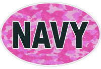 CAMO PINK OVAL NAVY DECALS CAMO PINK OVAL NAVY DECALS