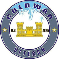Cold War Army Engineer Corps Veteran Sticker Cold War Army Engineer Corps Veteran Sticker