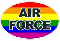 FLAG GAY OVAL AIR FORCE DECAL FLAG GAY OVAL AIR FORCE DECAL