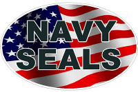 FLAG OVAL NAVY SEALS DECAL FLAG OVAL NAVY SEALS DECAL