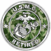 MARINE CORPS RETIRED camo green MARINE CORPS RETIRED camo green