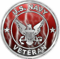 NAVY VETERAN lightning red NAVY VETERAN lightning red