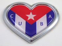 UBA Heart 3D Adhesive Chrome Emblem