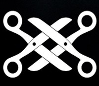 lesbian scissors vinyl decal sticker