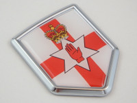 Northern Ireland shield 3D CREST Chrome Emblem