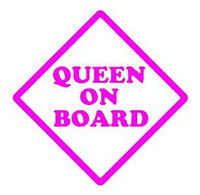queen on board die cut decal queen on board die cut decal