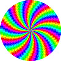 rainbow swirl sticker