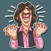 beatles music group sticker 14