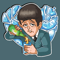 beatles music group sticker 28