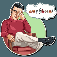 elvis presley the king music band sticker 7