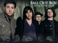 Fall Out Boy Color Band Sticker