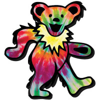 grateful dead bear tie die