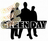 Green Day Band Vinyl Decal Sticker