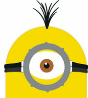 Minion Color Peeper Sticker 1