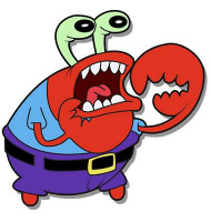 Angry Mr Krabs Spongebob Sticker