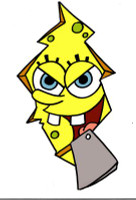 The Shining Spongebob sticker