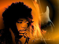 Jimi Hendrix Photo Decal 5