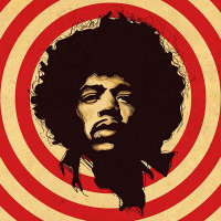 Jimi Hendrix Photo Decal 6