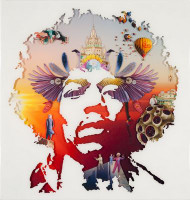 Jimi Hendrix Photo Decal 7