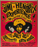 jimi hendrix poster sticker