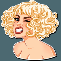 Lady Gaga Band Sticker 12