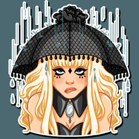 Lady Gaga Band Sticker 22