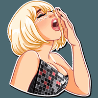 Lady Gaga Band Sticker 28